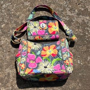Vera Bradley bag with matching wallet